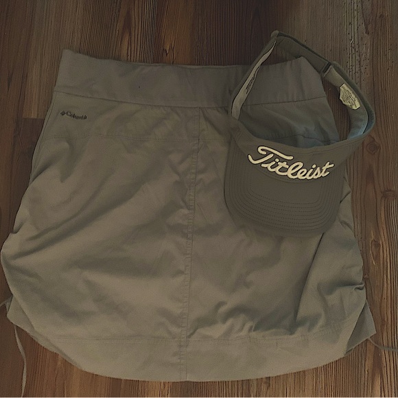 Columbia Skort (M) & Titleist ProV1 Visor - Picture 2 of 4
